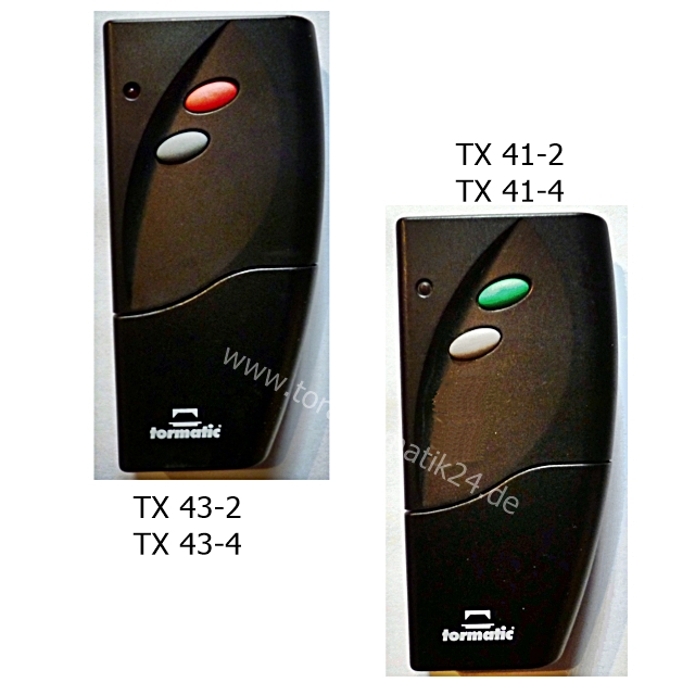 tormatic TX-Funk TX43, TX41 Handsender