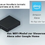 WiFi-Modul für Novoferm tormatic Alexa Google Home