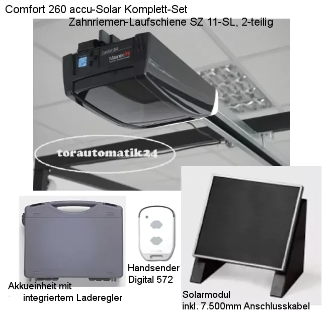 Marantec Comfort 260 akku solar Garagentorantrieb