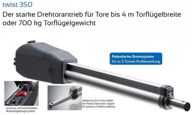 Sommer twist 350 Drehtorantrieb-Set, 2-flügelig